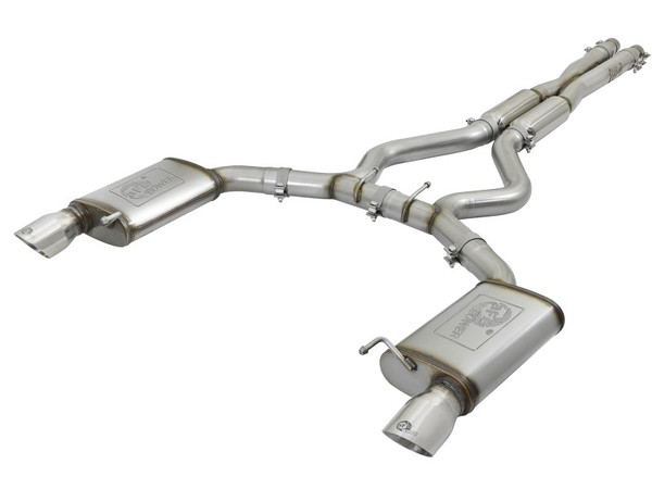 aFe MACHForce XP 3in-2.5in 304SS Exhaust Cat-Back 15-20 Audi S3 L4-2.0L (t) - Polished Tips - 49-36442-P