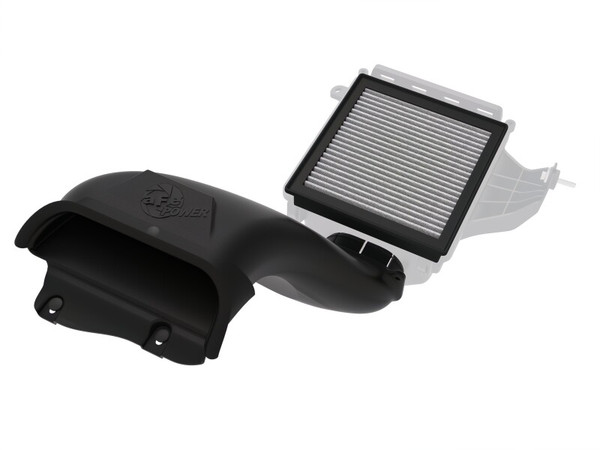 aFe 21-24 Ford F-150 V6/V8 Dynamic Air Scoop w/ Pro DRY S Filter (D.A.S. PLUS) - 55-11001D