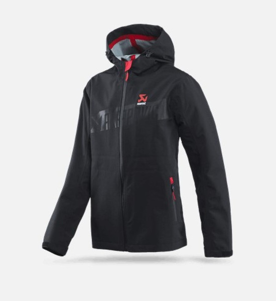 Akrapovic Mens Corpo Rain Jacket Black - L - 802070