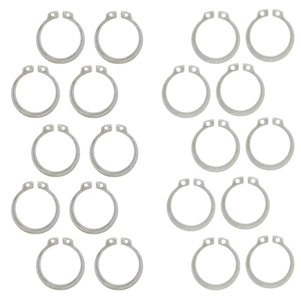 All Balls Racing 94-99 KTM EGS 250 Sprocket Retainer Kit 10 pk Washers or Snap-Rings - 25-6017