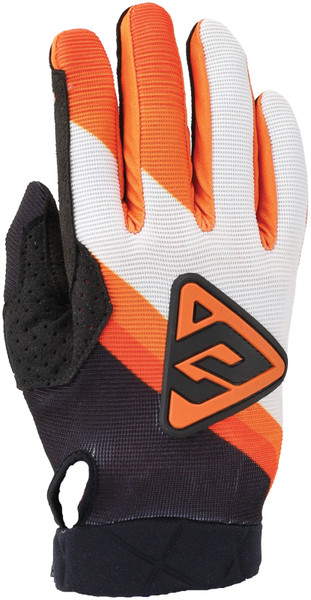 Answer 25 Peak Flo Gloves Black/Hyper Orange/White - Large - 442803