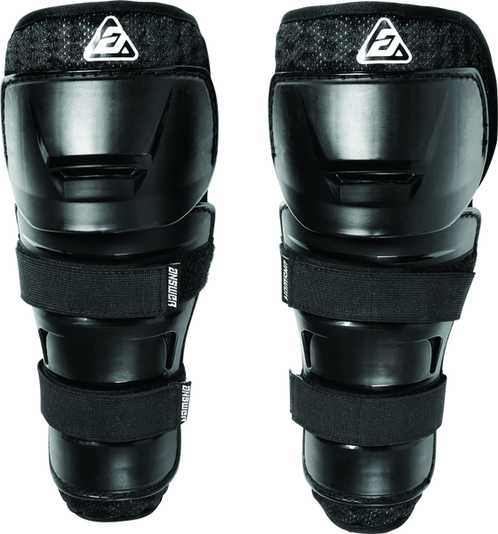 Answer Peewee Knee Guard Black - 446202