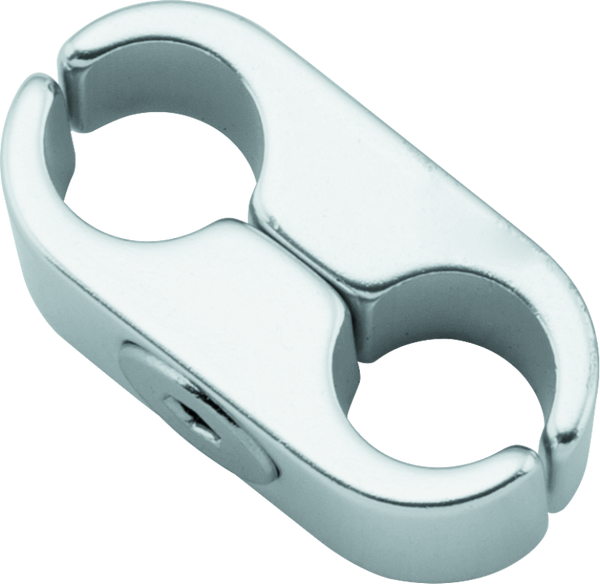 BikeMaster 2 Lines Cable Clamp - Silver - 152467