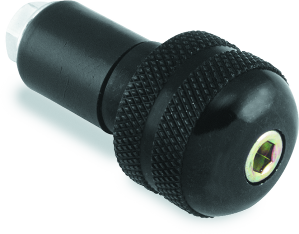 BikeMaster Anti-Vibration Bar Ends - 1in - Black - 261316