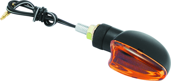 BikeMaster Ministalk Marker Light V-Shape - Black/Amber - 266011