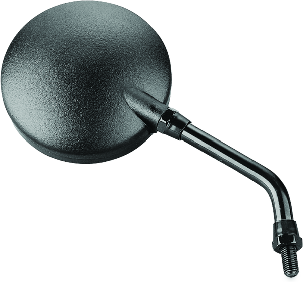 BikeMaster Round Mirror 6in Stem -10mm - Black - 600040