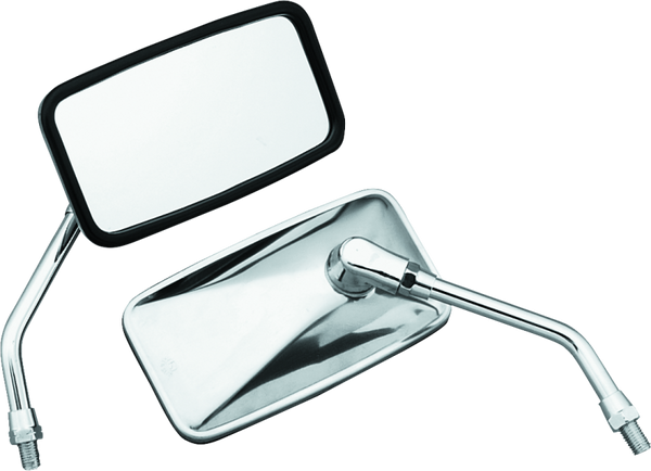 BikeMaster Cruiser Mirror Yamaha 10mm - Each - Stainless - 601126