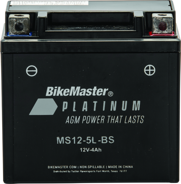 BikeMaster AGM Battery - MS12-5L-BS - 780737