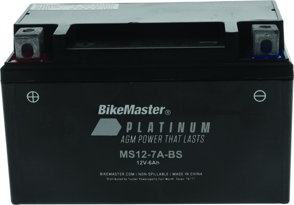 BikeMaster AGM Battery - MS12-7A-BS - 780738