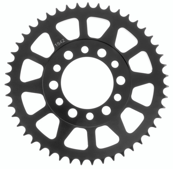 BikeMaster Yamaha Rear Steel Sprocket 428 49T - Black - 965086