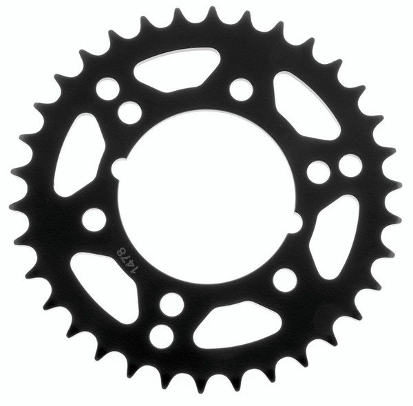 BikeMaster Kawasaki Rear Steel Sprocket 520 38T - Black - 965233