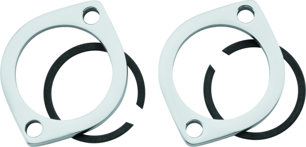 Bikers Choice 84-Up Big Twin 86-Up XL Chrome Exhaust Flange Kit - 410488