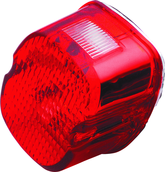 Bikers Choice 99-03 Big Twin & XL Red Laydown Taillight With Top License Light - 489908