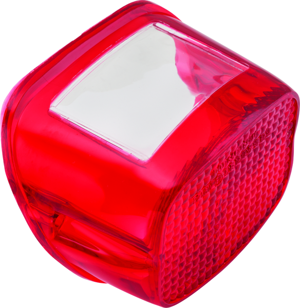 Bikers Choice 73-98 Big Twin And Sportster Replacement Taillight Lens Red Replaces H-D 68034-77 - 490457