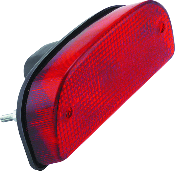 Bikers Choice Replacement Custom Fatbob Rear Taillight W/Red Lens - 491307