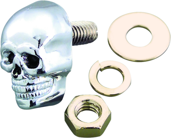 Bikers Choice Chrome Skull Kromets 5/8 Long 1/4-20 Stud Ea - 491374