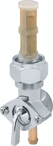 Bikers Choice 75-Up XL Big Twin Custom Chrome 22MM Straight Petcock Replaces H-D 62163-75 - 492599