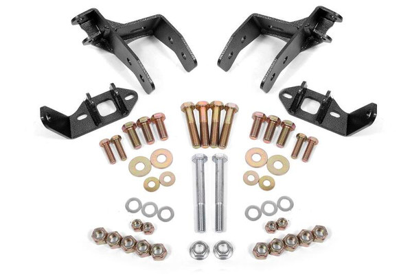 BMR 78-87 G-Body Coilover Conversion Kit Rear Non-adj Shock Mount w/o CAB - Black Hammertone - CCK461H