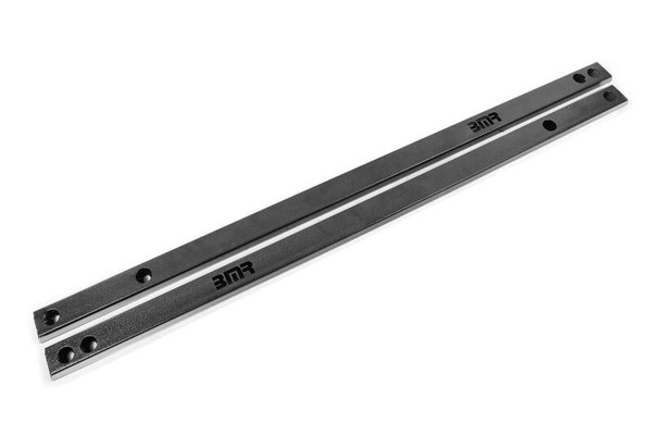 BMR 15-20 S550 Mustang Chassis Jacking Rails (Shorter Tube) - Black Hammertone - CJR760H