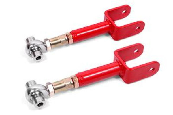 BMR 78-87 G-Body Upper Control Arms DOM On-car Adj Rod Ends - Red - UCA463R