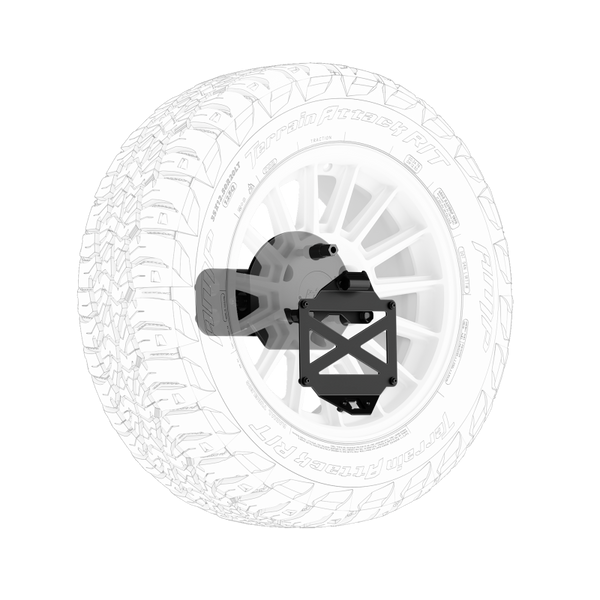 Body Armor 4x4 16-23 Toyota Tacoma/10-24 4Runner Pro Series II Tire Carrier W/ License Plate Holder - TY-2966