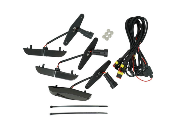 Cali Raised 14-24 Toyota 4Runner Grille Raptor LED Light Kit - Smoked / With Add A Fuse - CR3686