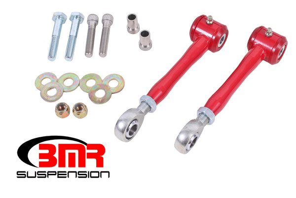BMR ELK017R Sway Bar End Links Polyurethane Bushings Greasable Red NEW
