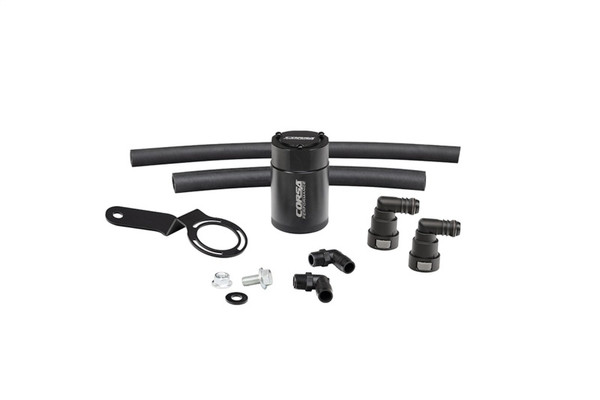 Corsa Performance 2015-2017 Ford Mustang 3 oz. Aluminum Oil Catch Can W/ Mounting Bracket - CC0014