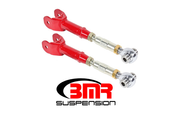 BMR UTCA060R Trailing Arms Tubular Rear Upper Steel On-Car Adjustable Red NEW