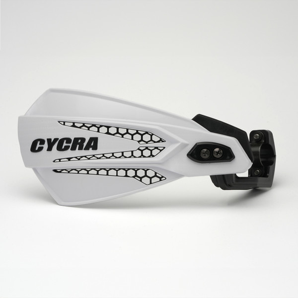 Cycra MX-Race Handguard - White/Black - 1CYC-0057-42X
