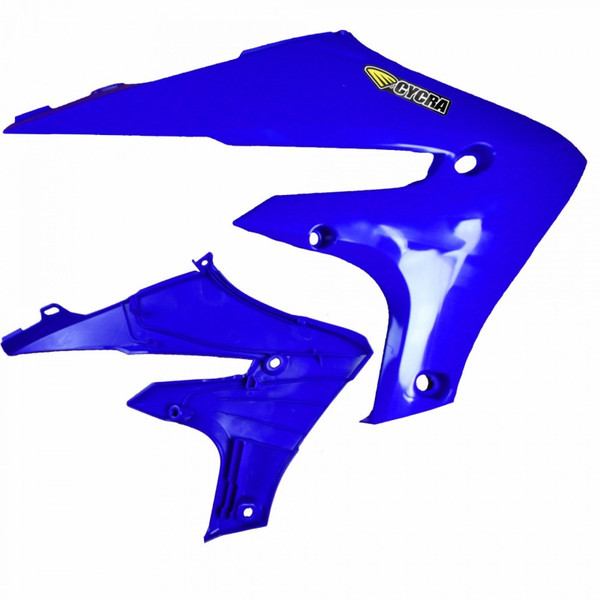 Cycra 20+ Yamaha WR250F Powerflow Radiator Shrouds - OEM Blue - 1CYC-1784-62