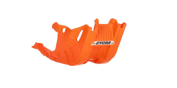 Cycra 23+ KTM 250-350 SX-F/XC-F Full Armor Skid Plate - Orange - 1CYC-6249-22