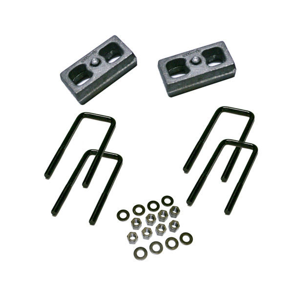Superlift 3825 Suspension Leaf Spring Block Kit Rear For Silverado 1500