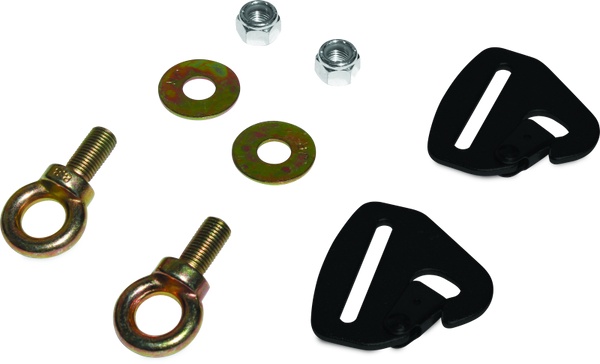 DragonFire Racing Quick-Release Snap Hook Harness Tab Kits- 2in - 521298