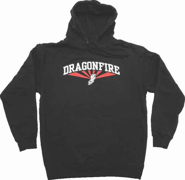 DragonFire Racing Dfr Az Hoodie Blk/Rd 3Xl - 523128