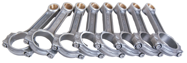 Eagle Chevrolet Small Block 6.000in 4340 I-Beam Connecting Rods w/ ARP 8740 (Set of 8) - FSI6000B