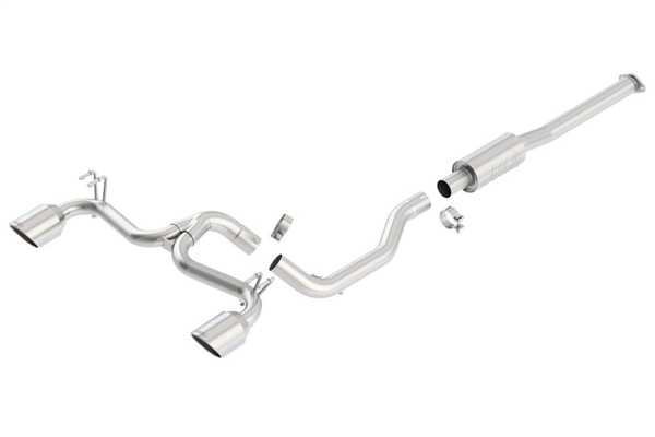 Borla 140285 S-Type Cat-Back Exhaust System For 2008-2015 Mitsubishi Lancer
