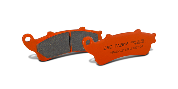 EBC 95-07 Yamaha XV 250 Virago Front Left/Right Semi-Sintered V Brake Pads - FA199V