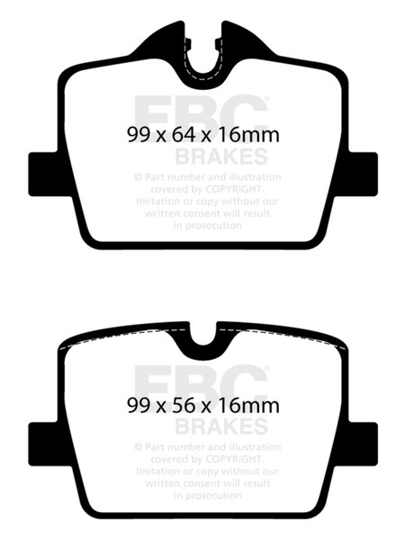 EBC 2019+ BMW Z4 G29 2.0T Bluestuff Rear Brake Pads - DP52405NDX