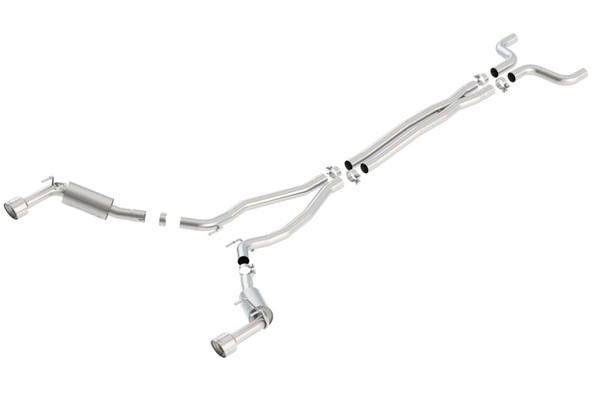 Borla 140530 S-Type Cat-Back Exhaust System For 2014-2015 Chevrolet Camaro NEW