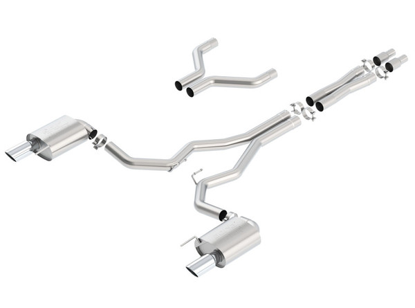 Borla 140630 ATAK Cat-Back System For 2015-2017 Ford Mustang GT 5.0L NEW