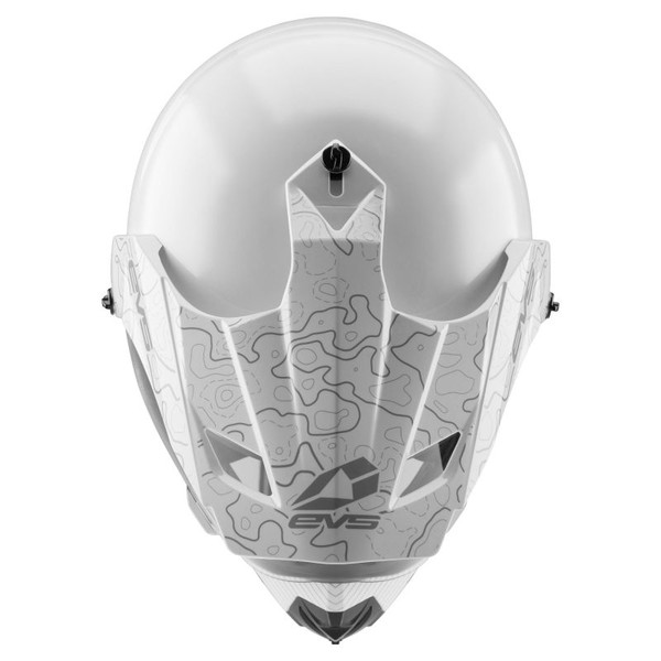 EVS T5 Dual Sport Venture Arise Helmet Visor - White - DSHE18VA-VSW