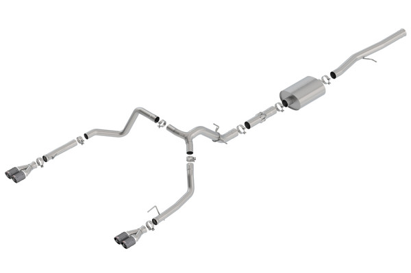 Borla 140776CF ATAK Cat-Back Exhaust System For 2019 Chevy Silverado 1500