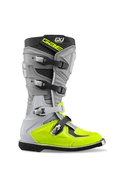 Gaerne GXJ Boot Grey/Fluorescent Yellow Size - Youth 5.5 - 2169-009-5.5