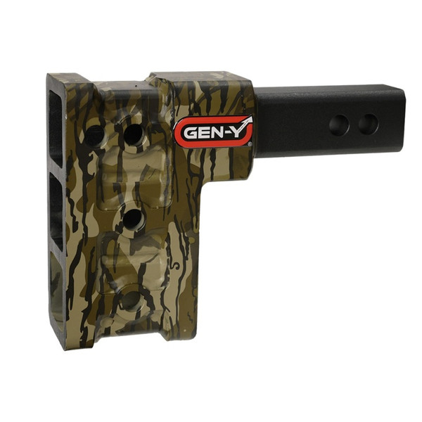 Gen-Y Mega Duty 2in Shank 5in Drop 1.5K TW 10K (Hitch Only) - Mossy Oak - GH-303-MO