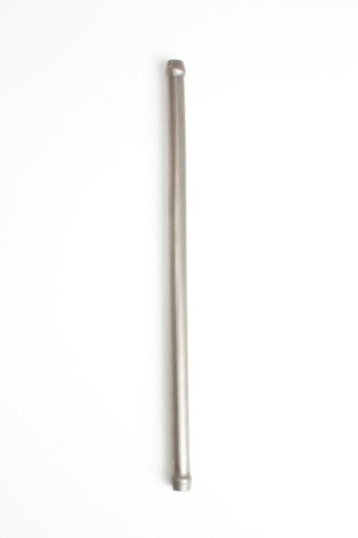 Ticon Industries 12in Length x 1/2in OD Titanium Hollow Mushroom Hanger Rod - Double Ended - 108-00300-0305