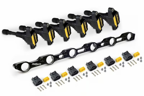 Haltech Toyota 1JZ/2JZ (Incl. VVTi) R35 Coil Conversion Kit w/Bracket & Connectors - HT-120200