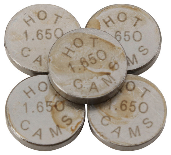 Hot Cams 04-08 400 DVX/02-16 CRF 450 R 1.650mm Shim Kit - 5 Pack - 5PK948165