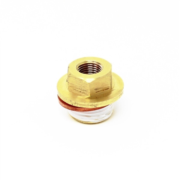 Torque Solution Oil Galley Plug: Subaru EJ20/EJ25 M18-1.5 to 1/8NPT Adapter - TS-SU-609