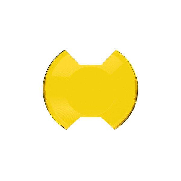 KC HiLiTES SlimLite 8in. LED Light Shield SAE Driving (Shield Only) - Selective Yellow - 5210